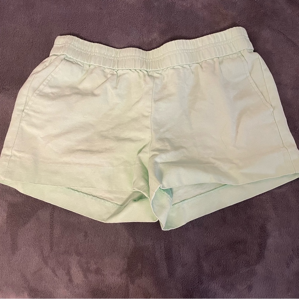 Light Green J Crew Shorts